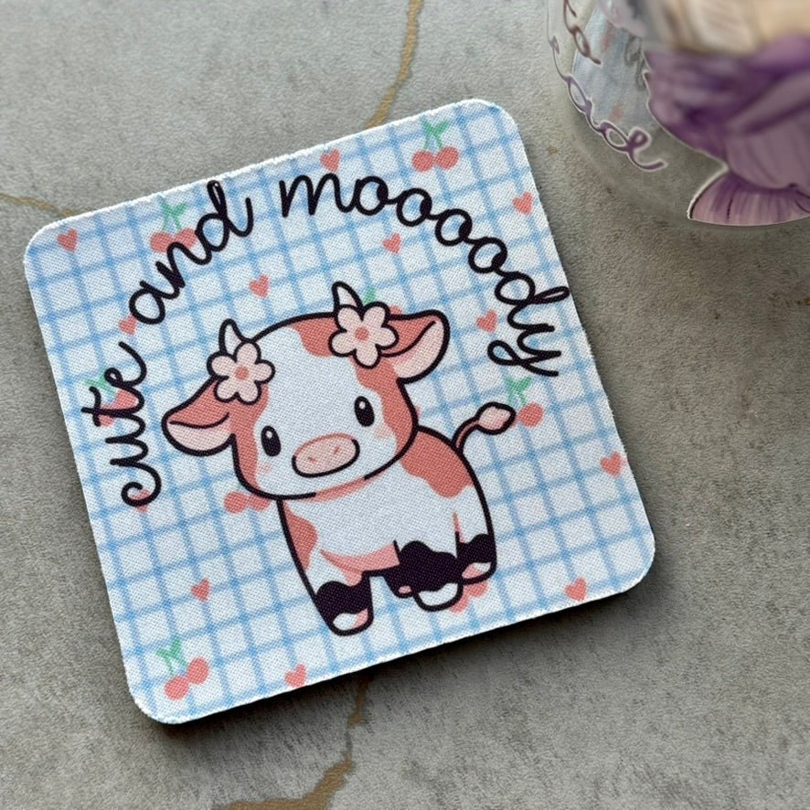 Cute and Moooody Coaster - ONE Coaster - Starry Skies Austin