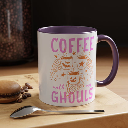 Cute Ghouls Halloween Coffee Mug - Starry Skies Austin
