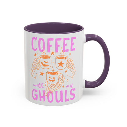 Cute Ghouls Halloween Coffee Mug - Starry Skies Austin