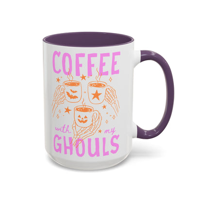 Cute Ghouls Halloween Coffee Mug - Starry Skies Austin
