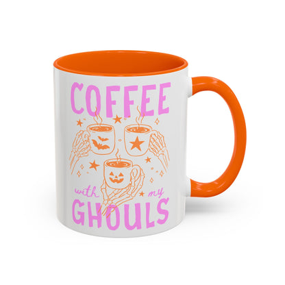 Cute Ghouls Halloween Coffee Mug - Starry Skies Austin