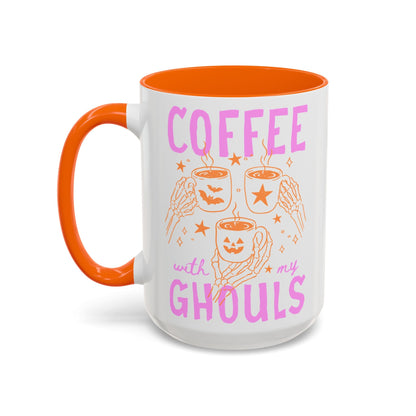 Cute Ghouls Halloween Coffee Mug - Starry Skies Austin