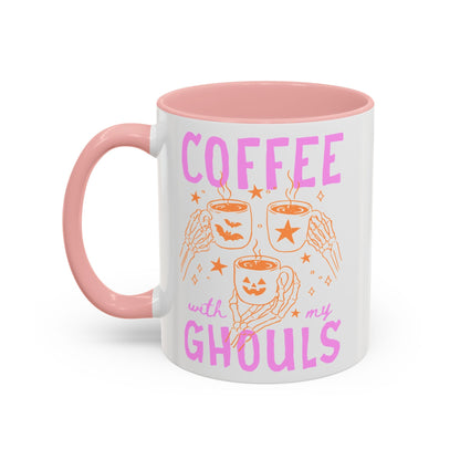 Cute Ghouls Halloween Coffee Mug - Starry Skies Austin