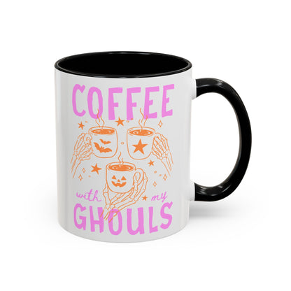 Cute Ghouls Halloween Coffee Mug - Starry Skies Austin