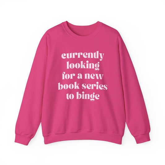 Cute Monochromatic Book Lover Sweatshirt - Starry Skies Austin