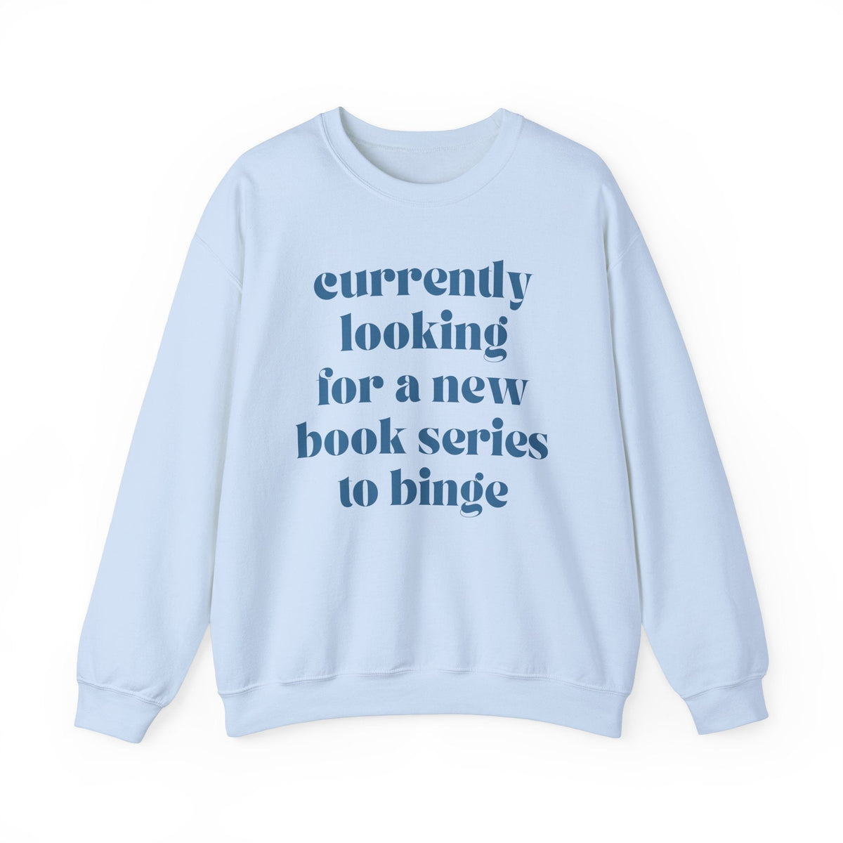 Cute Monochromatic Book Lover Sweatshirt - Starry Skies Austin