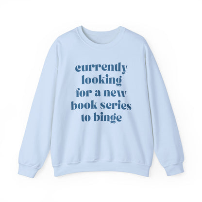 Cute Monochromatic Book Lover Sweatshirt - Starry Skies Austin