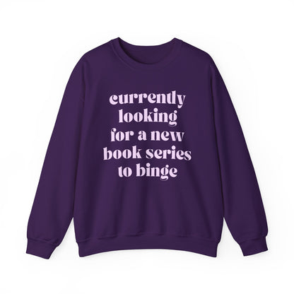 Cute Monochromatic Book Lover Sweatshirt - Starry Skies Austin