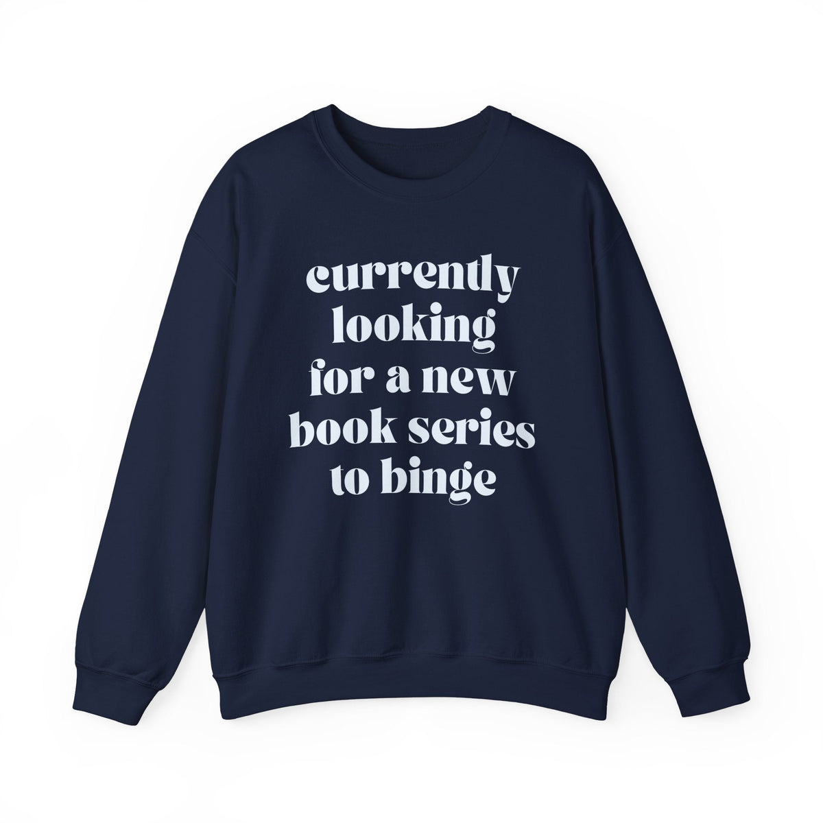 Cute Monochromatic Book Lover Sweatshirt - Starry Skies Austin