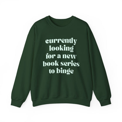 Cute Monochromatic Book Lover Sweatshirt - Starry Skies Austin