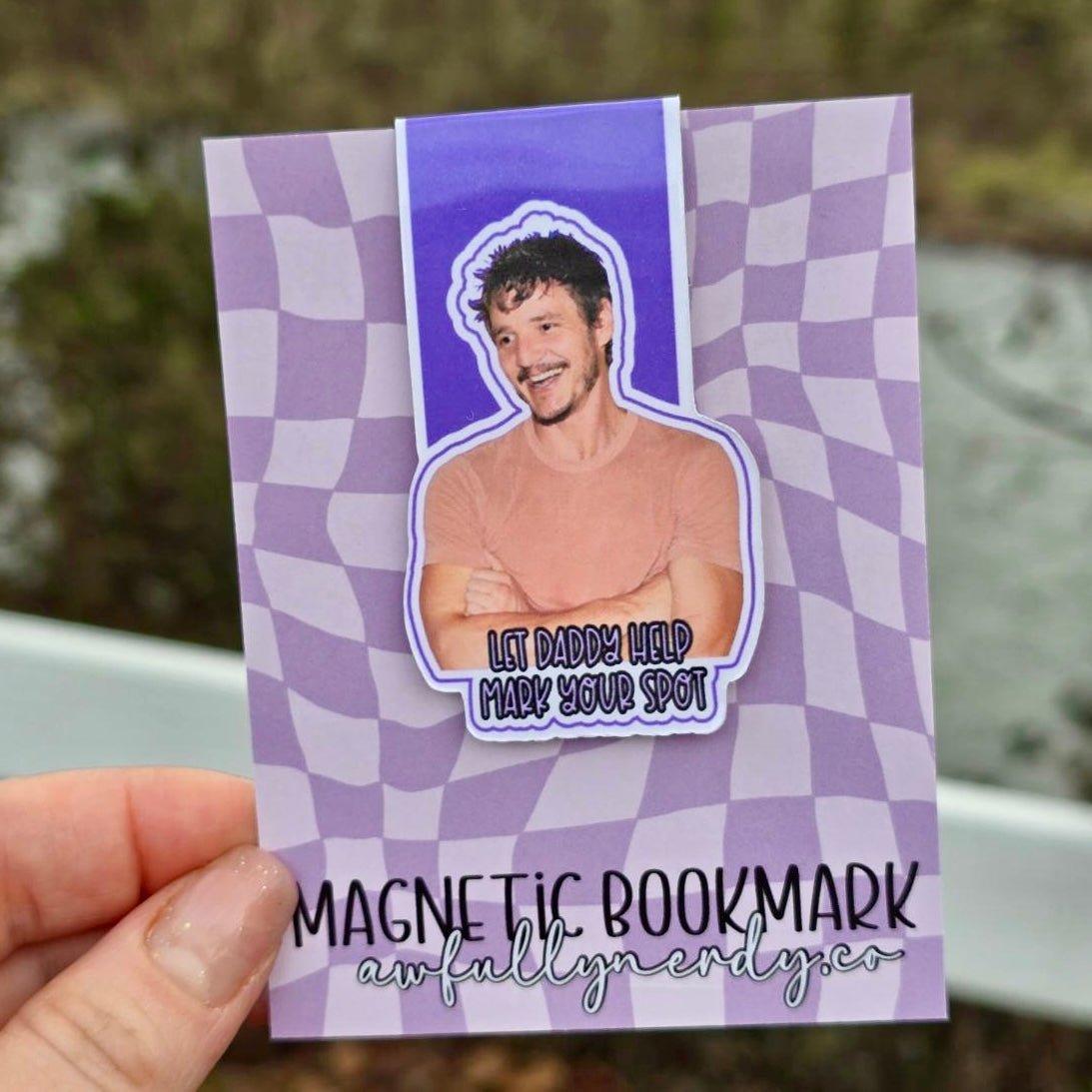 Daddy Pedro Pascal Magnetic Bookmark - Starry Skies Austin