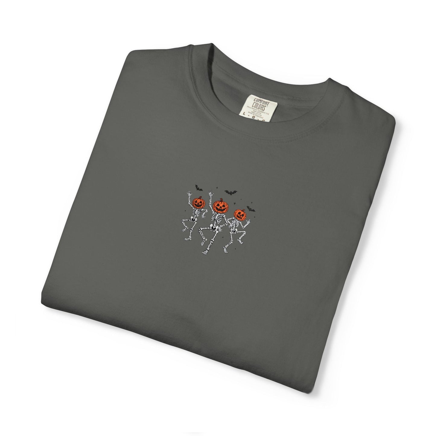 Dancing Skeletons Embroidered T-Shirt - Starry Skies Austin