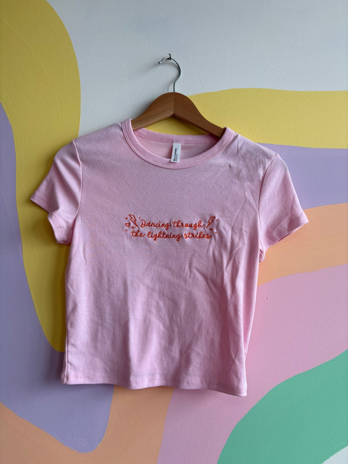 Dancing Through The Lightning Strikes Eras Embroidered Tops - Starry Skies Austin