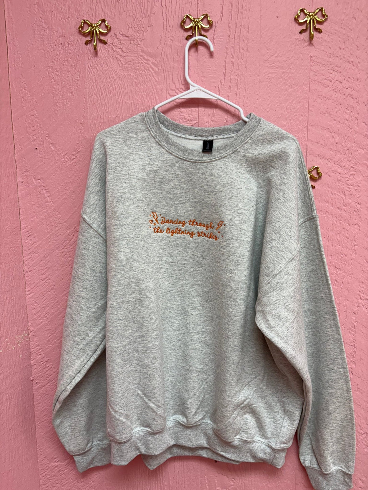 Dancing Through The Lightning Strikes Eras Embroidered Tops - Starry Skies Austin