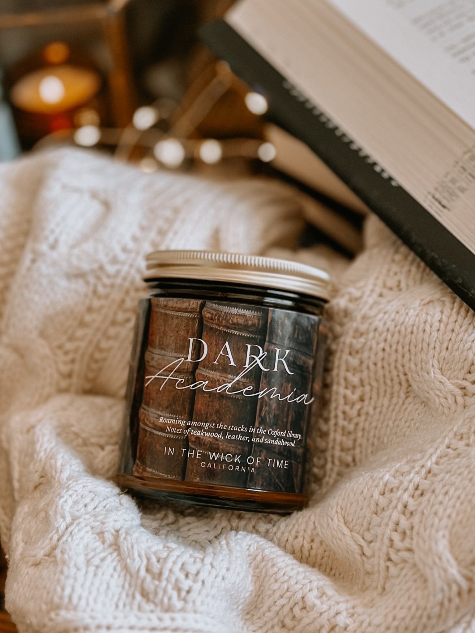 Dark Academia Candle - Starry Skies Austin