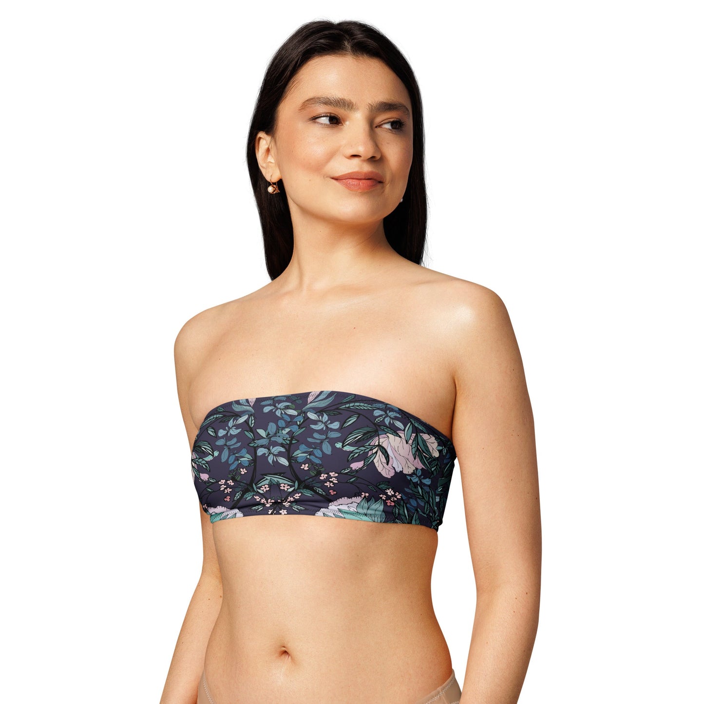 Dark Fae Forest Bandeau Bikini Top - Starry Skies Austin