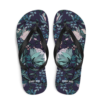 Dark Fae Forest Flip - Flops - Starry Skies Austin