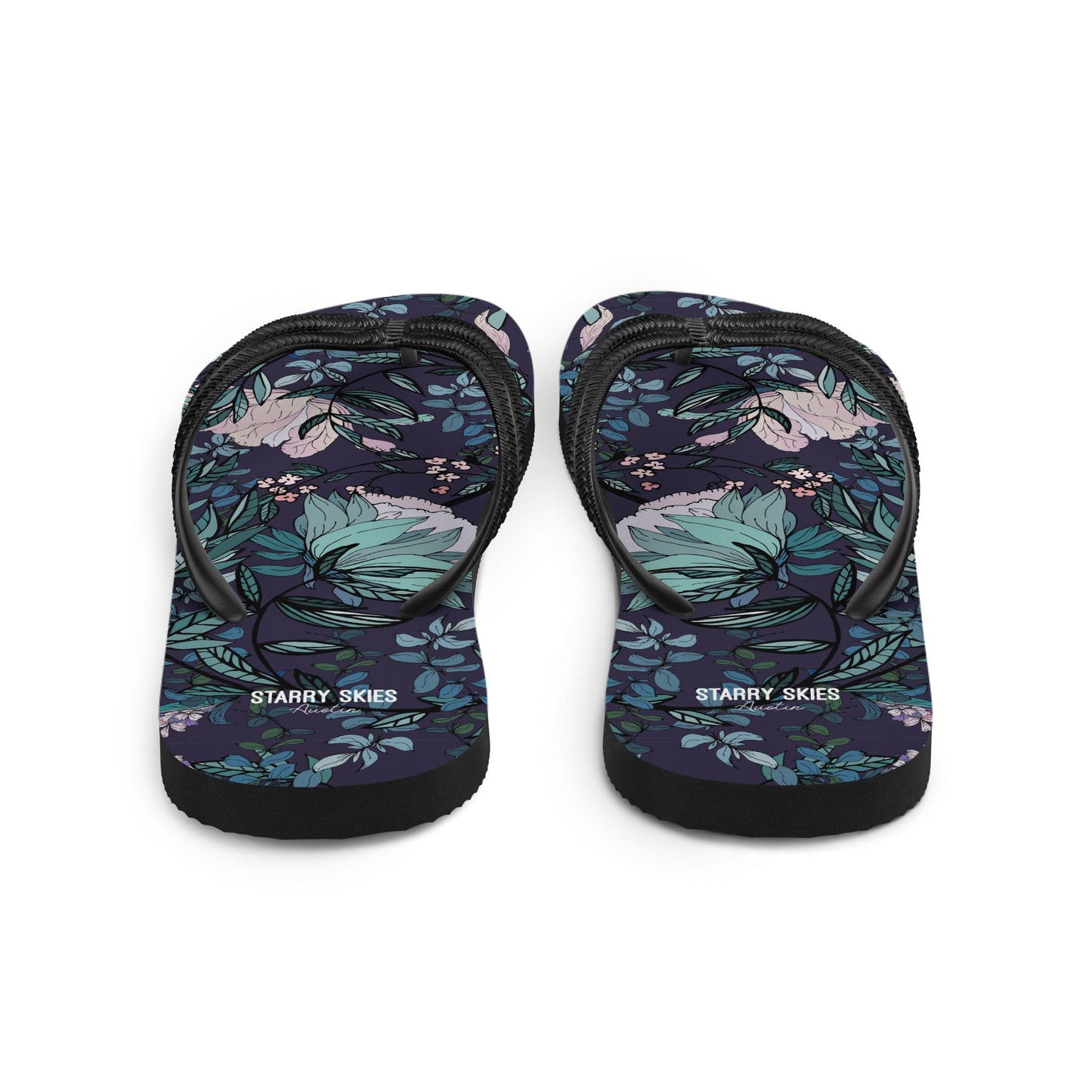Dark Fae Forest Flip - Flops - Starry Skies Austin