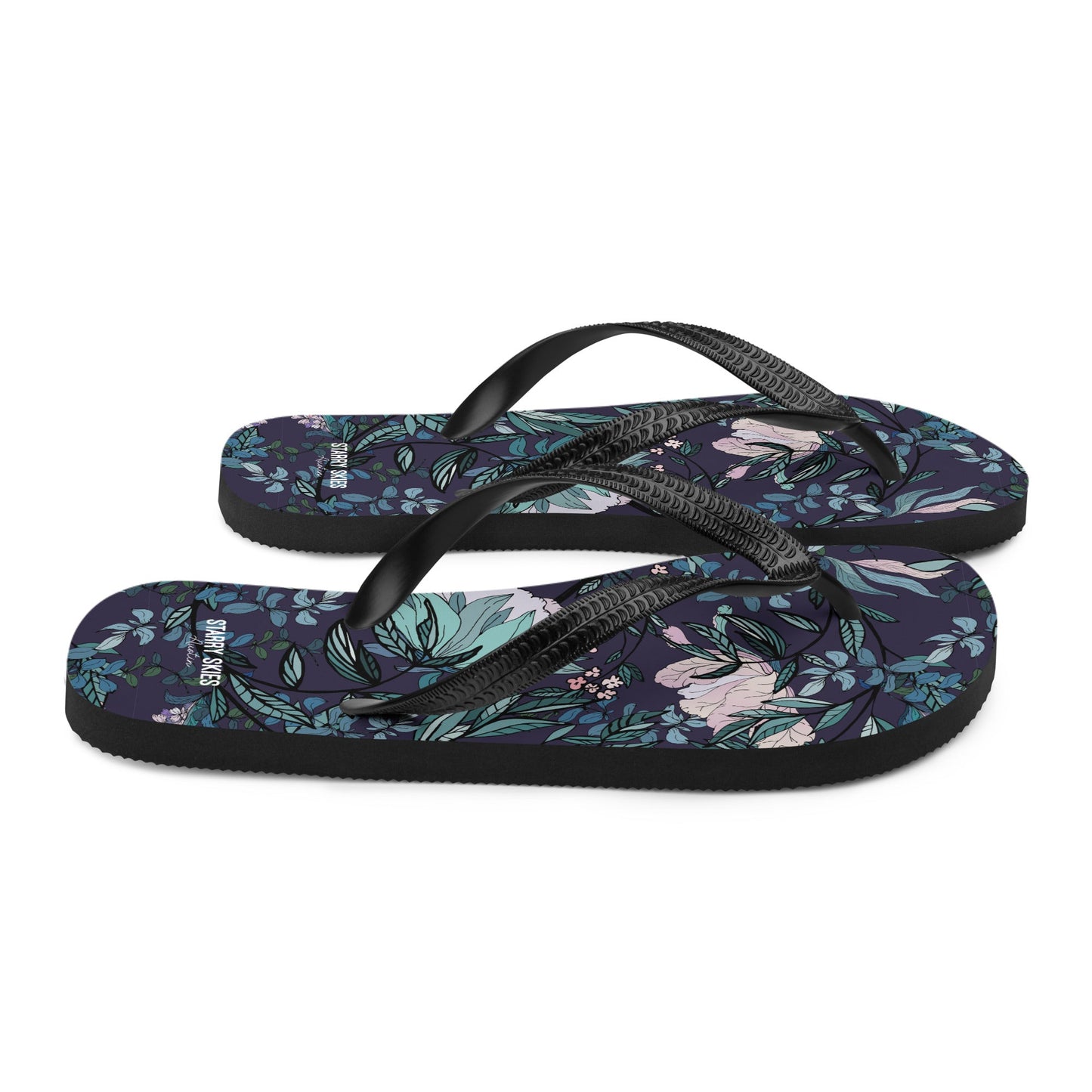 Dark Fae Forest Flip - Flops - Starry Skies Austin