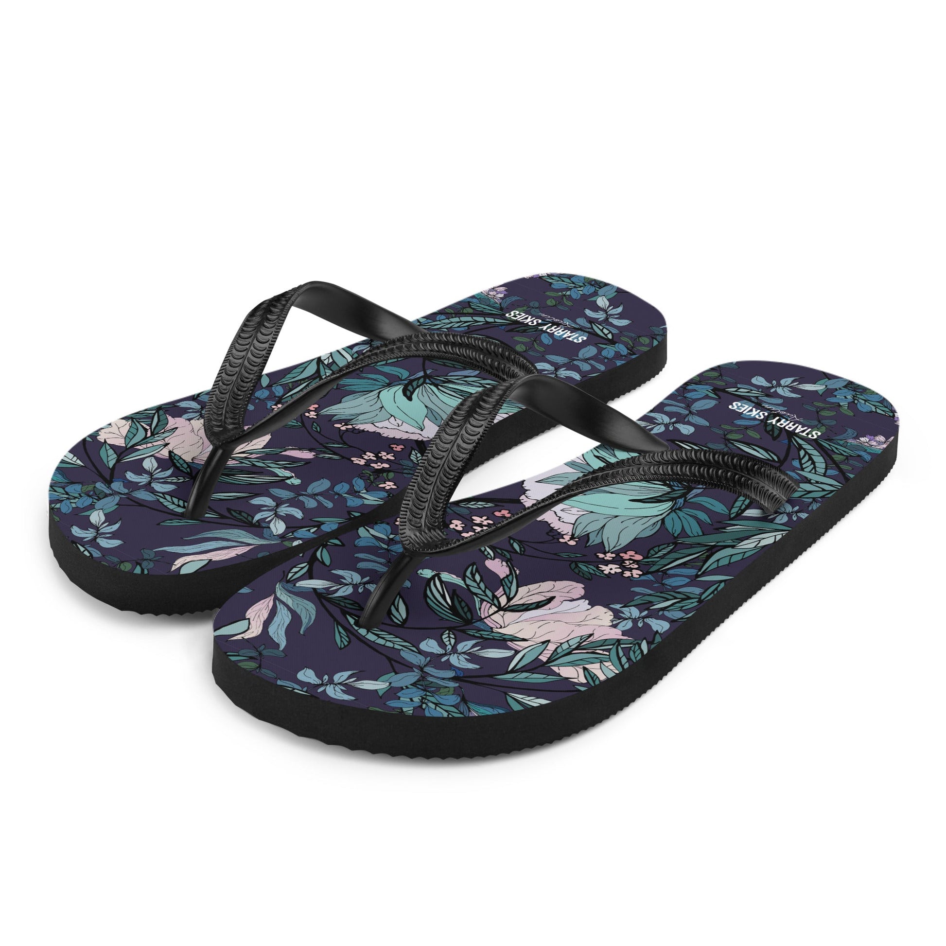 Dark Fae Forest Flip - Flops - Starry Skies Austin