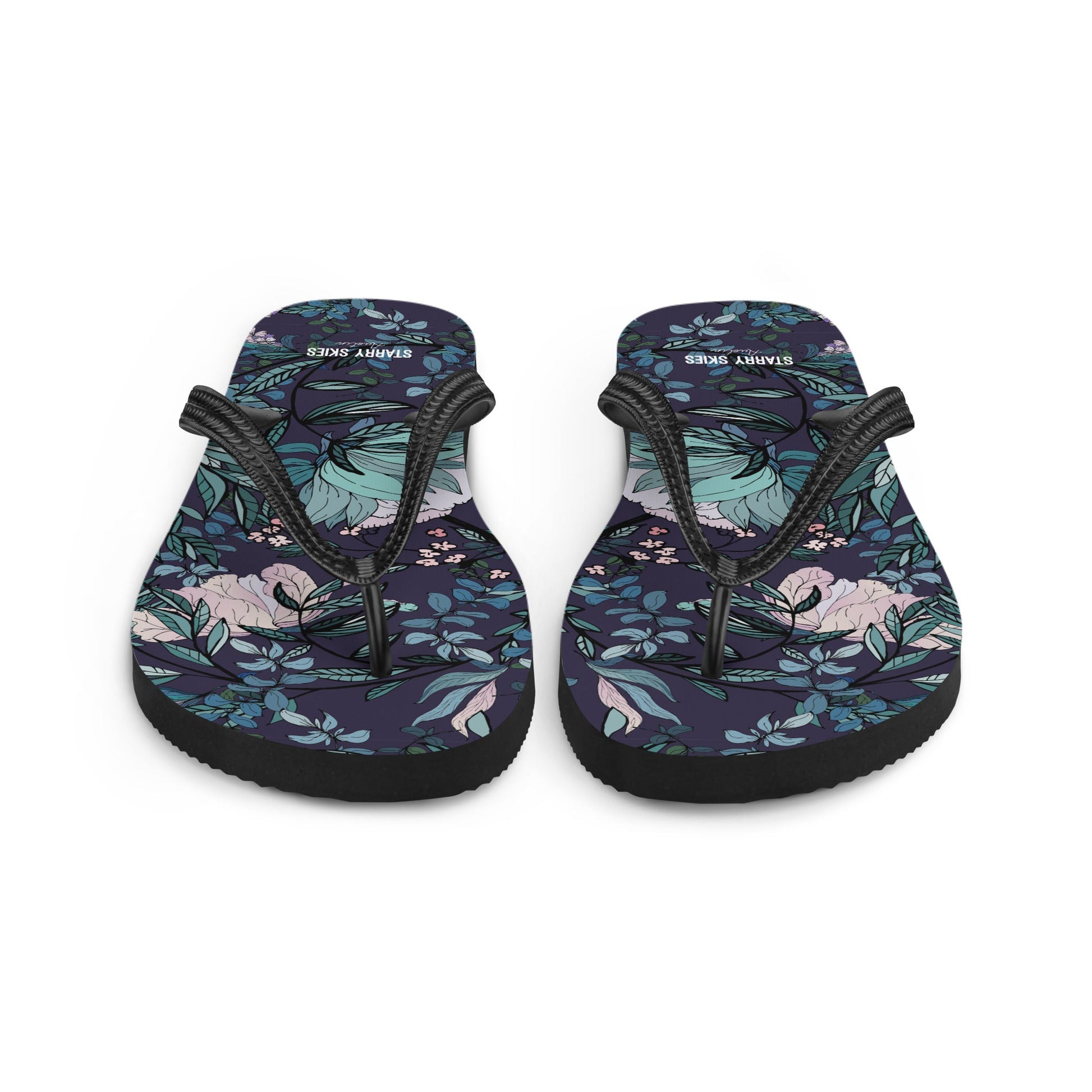 Dark Fae Forest Flip - Flops - Starry Skies Austin