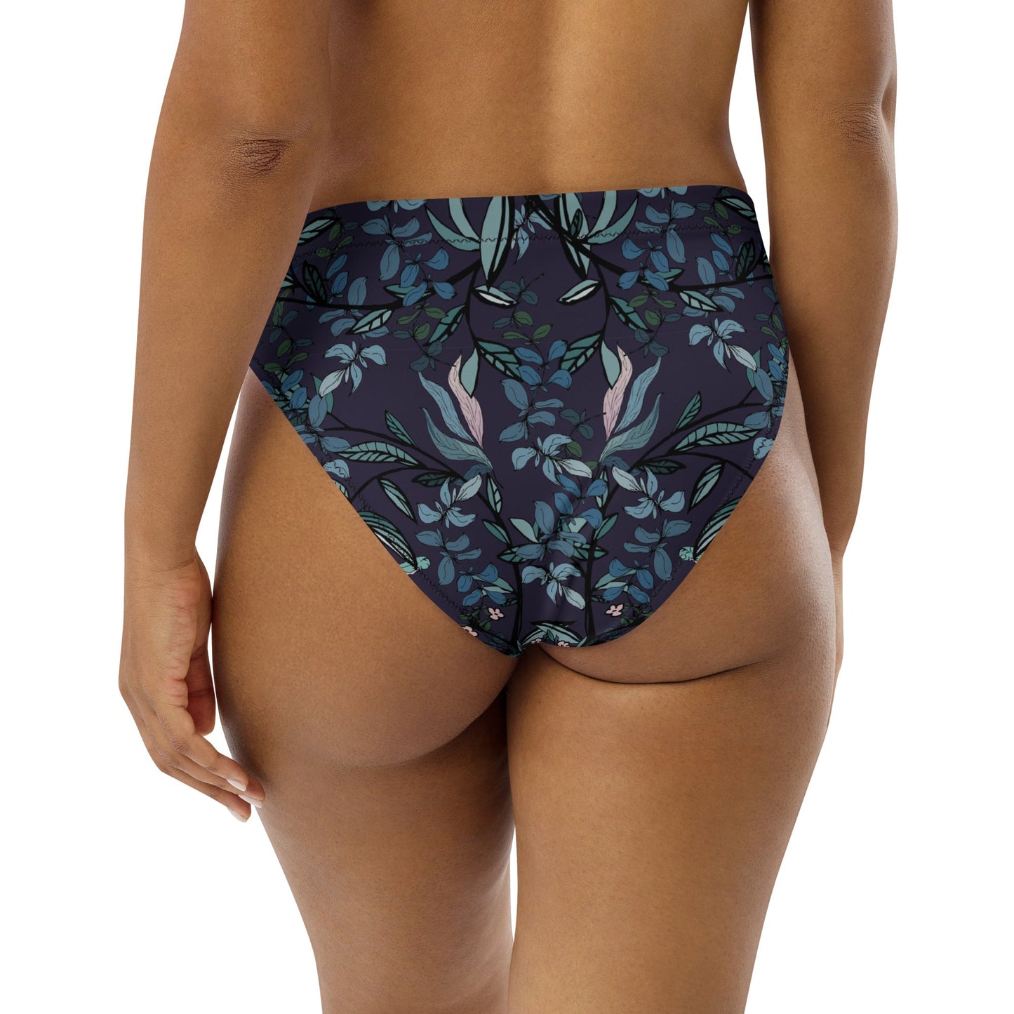 Dark Fae Forest High - Waisted Bikini Bottom - Starry Skies Austin