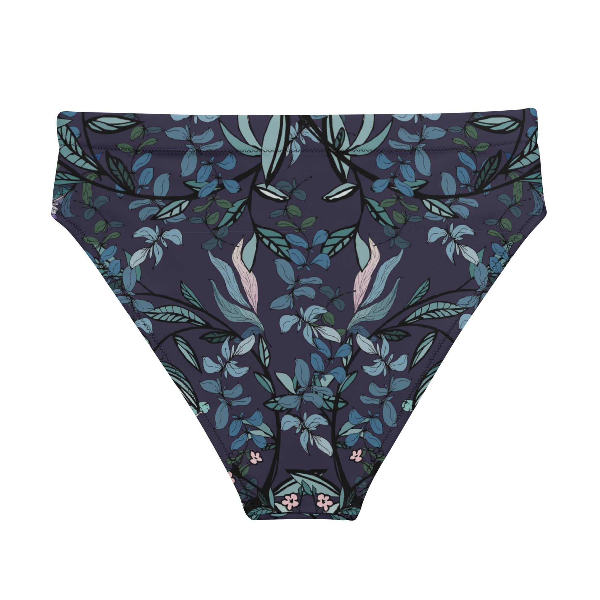 Dark Fae Forest High - Waisted Bikini Bottom - Starry Skies Austin