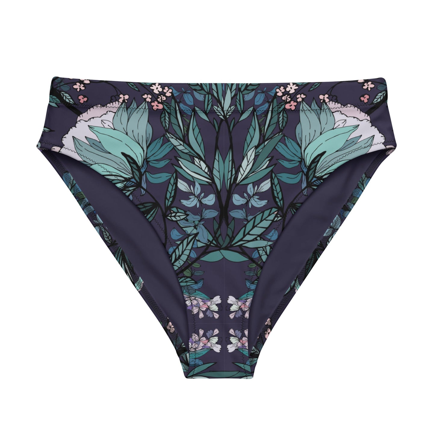 Dark Fae Forest High - Waisted Bikini Bottom - Starry Skies Austin
