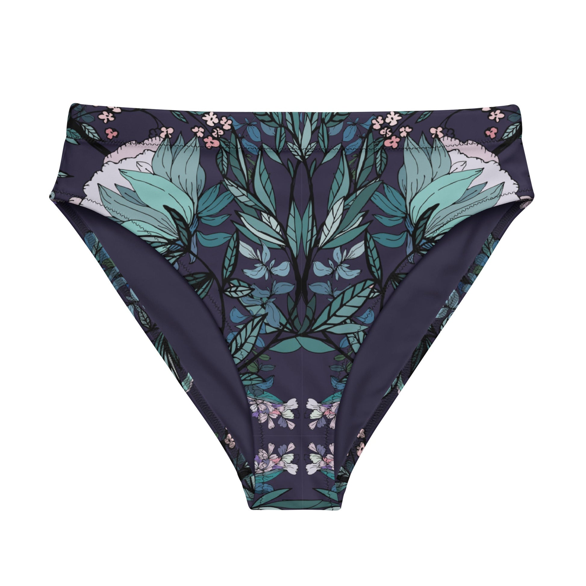 Dark Fae Forest High - Waisted Bikini Bottom - Starry Skies Austin