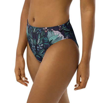 Dark Fae Forest High - Waisted Bikini Bottom - Starry Skies Austin