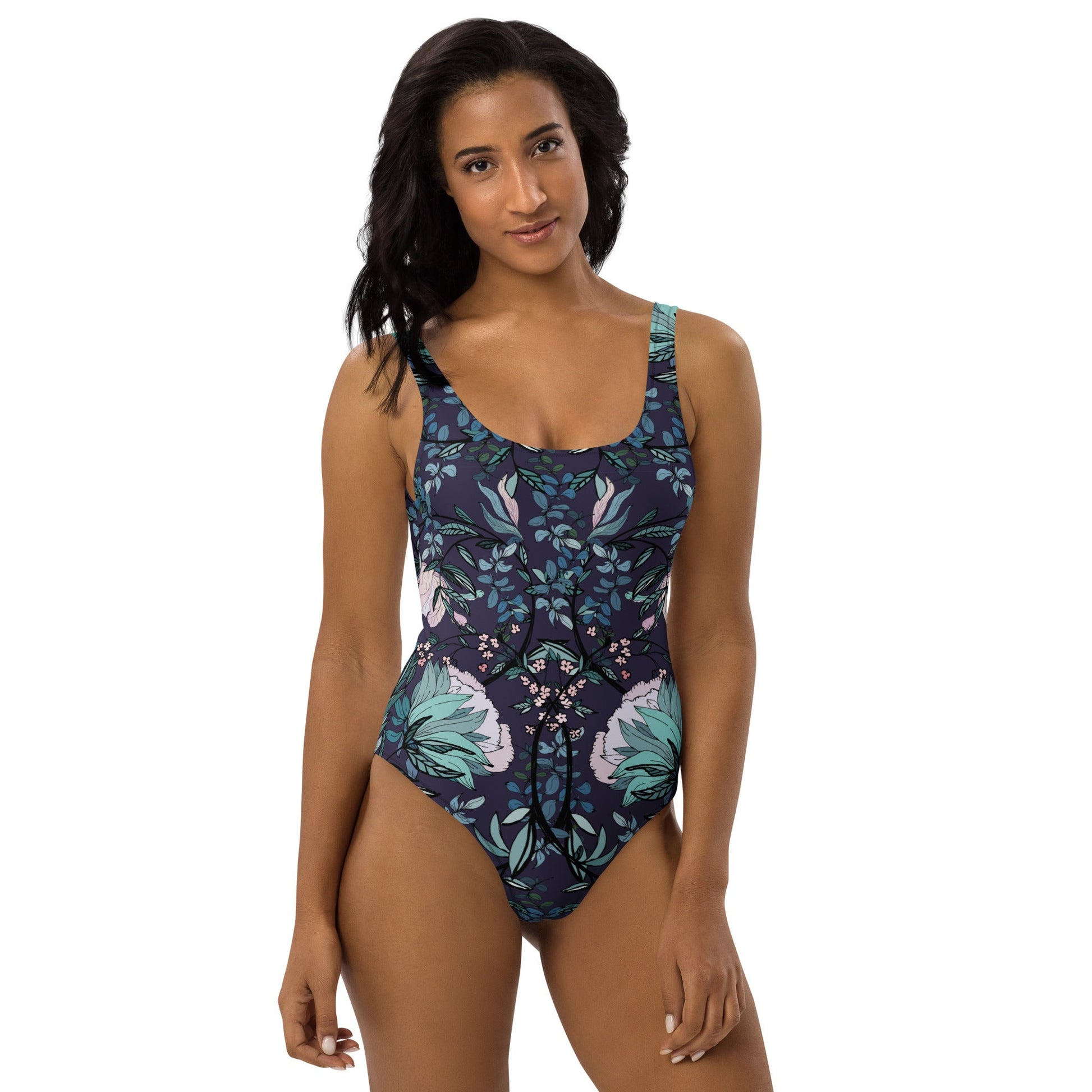 Dark Fae Forest One - Piece Swimsuit - Starry Skies Austin