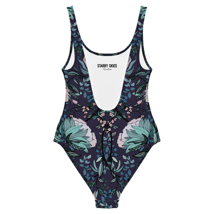 Dark Fae Forest One - Piece Swimsuit - Starry Skies Austin