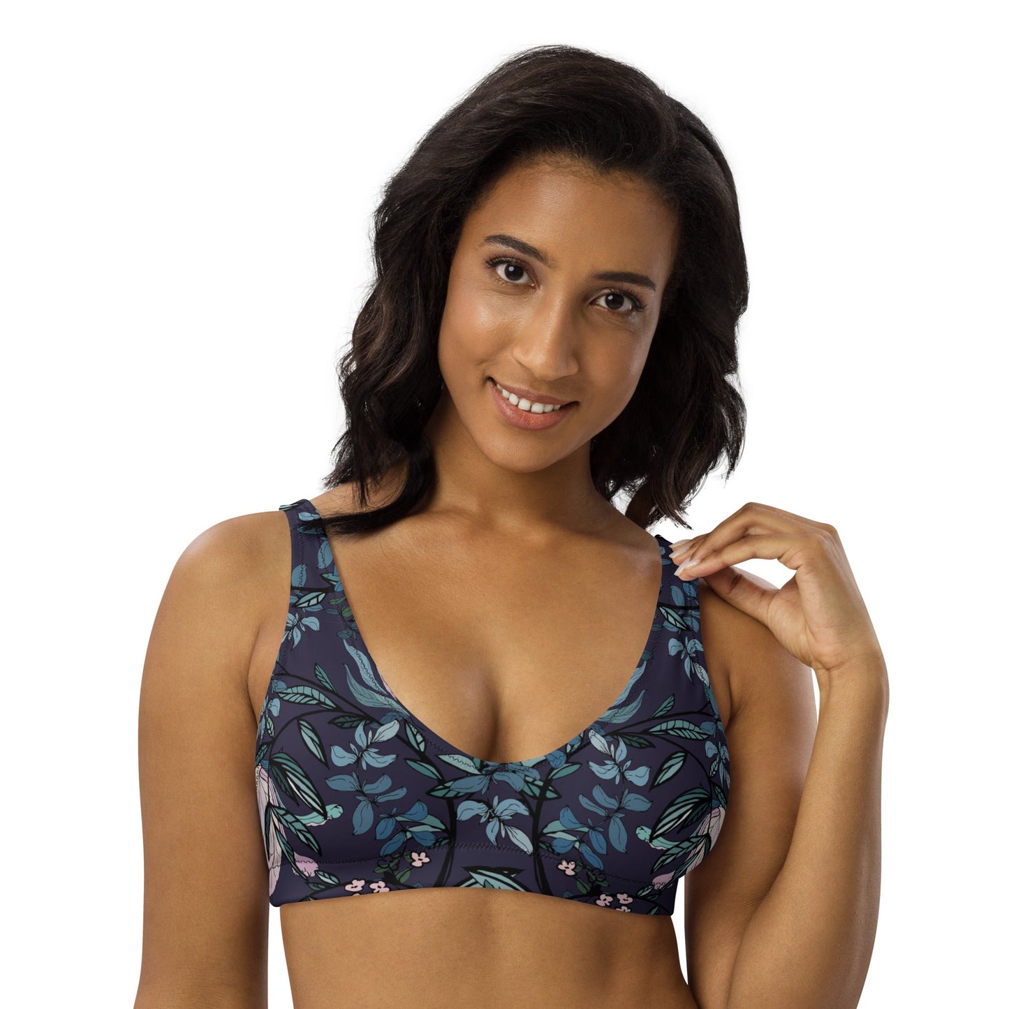 Dark Fae Forest Padded Bikini Top - Starry Skies Austin
