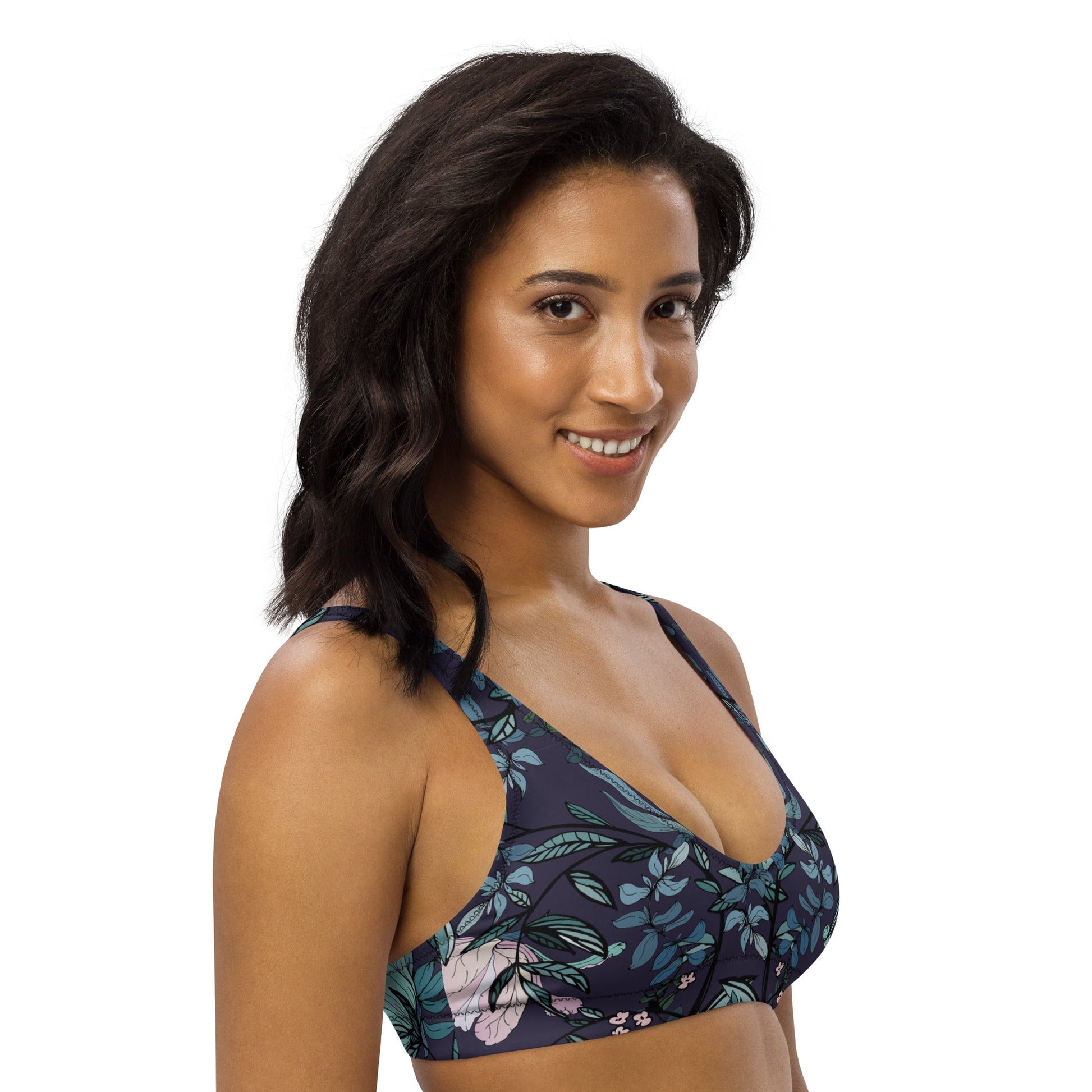 Dark Fae Forest Padded Bikini Top - Starry Skies Austin