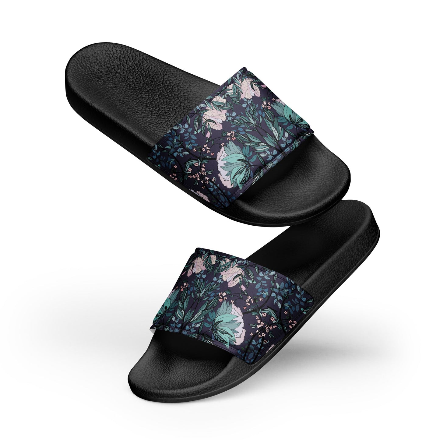 Dark Fae Forest Slide Sandals - Starry Skies Austin