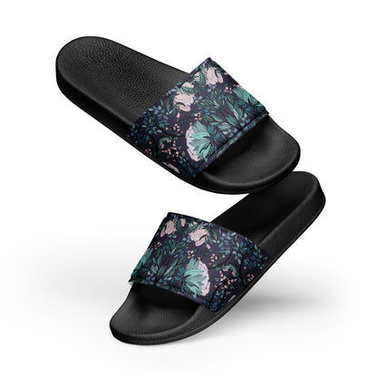 Dark Fae Forest Slide Sandals - Starry Skies Austin