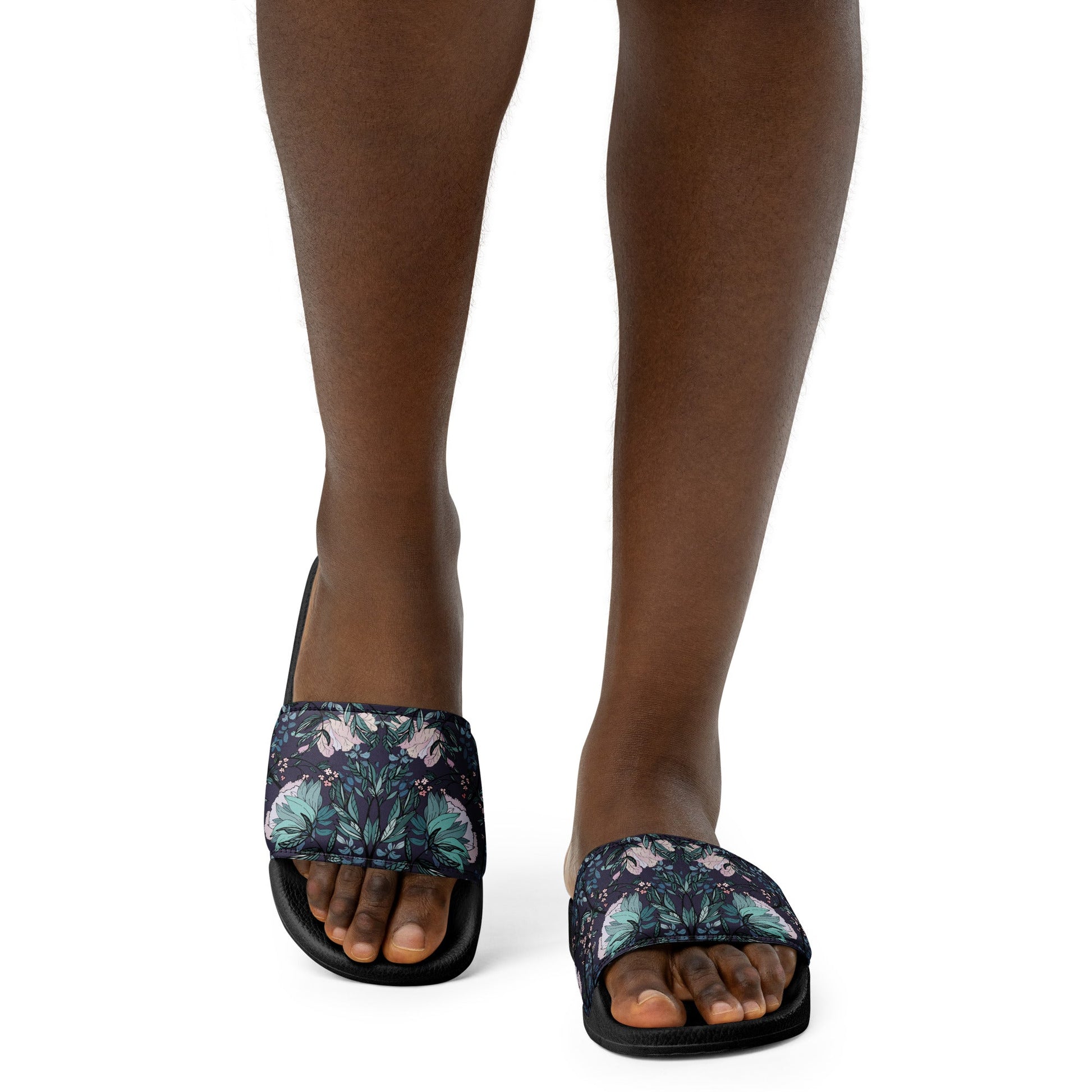 Dark Fae Forest Slide Sandals - Starry Skies Austin