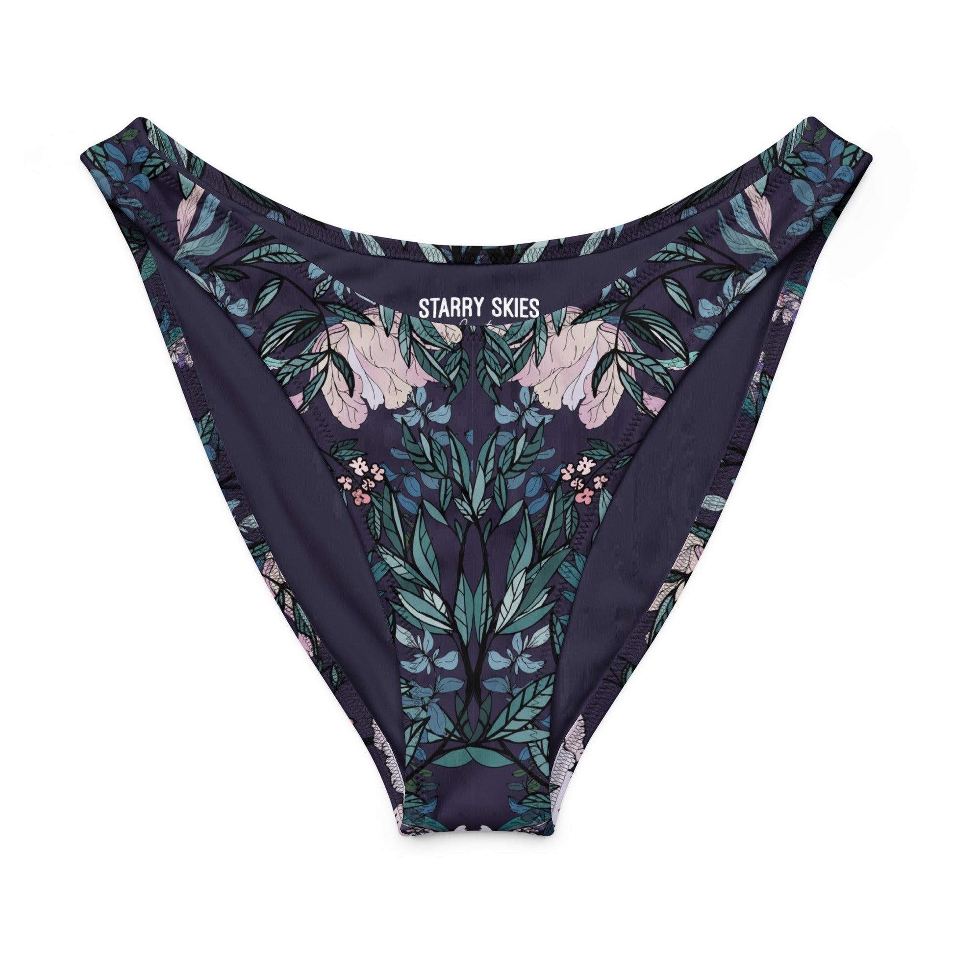 Dark Fae Forest V - cut Bikini Bottom - Starry Skies Austin