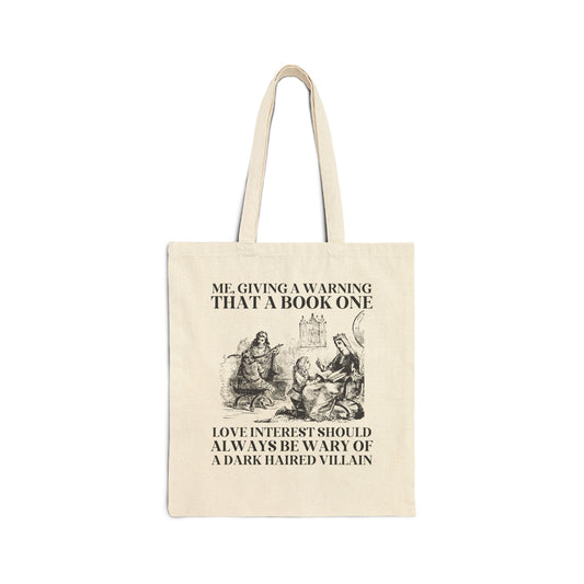 Dark Haired Villain Tote - Starry Skies Austin