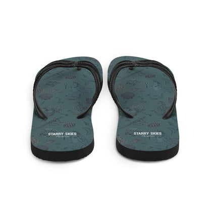Dark Siren Flip - Flops - Starry Skies Austin