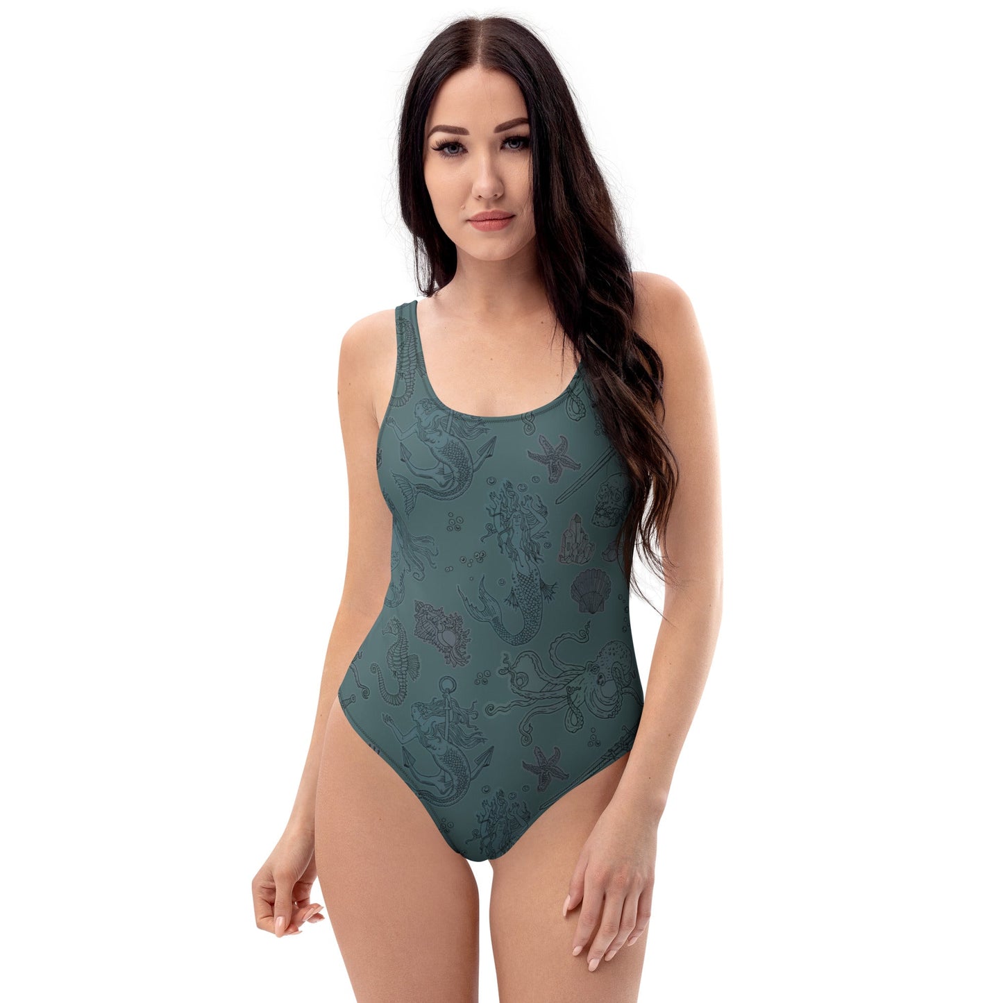 Dark Siren One - Piece Swimsuit - Starry Skies Austin