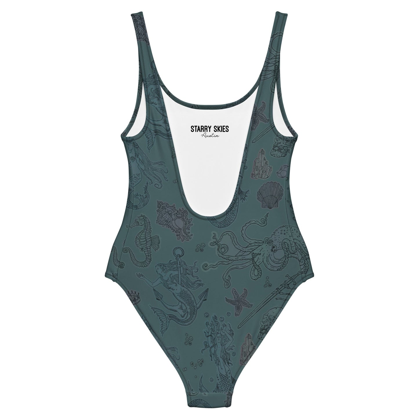 Dark Siren One - Piece Swimsuit - Starry Skies Austin