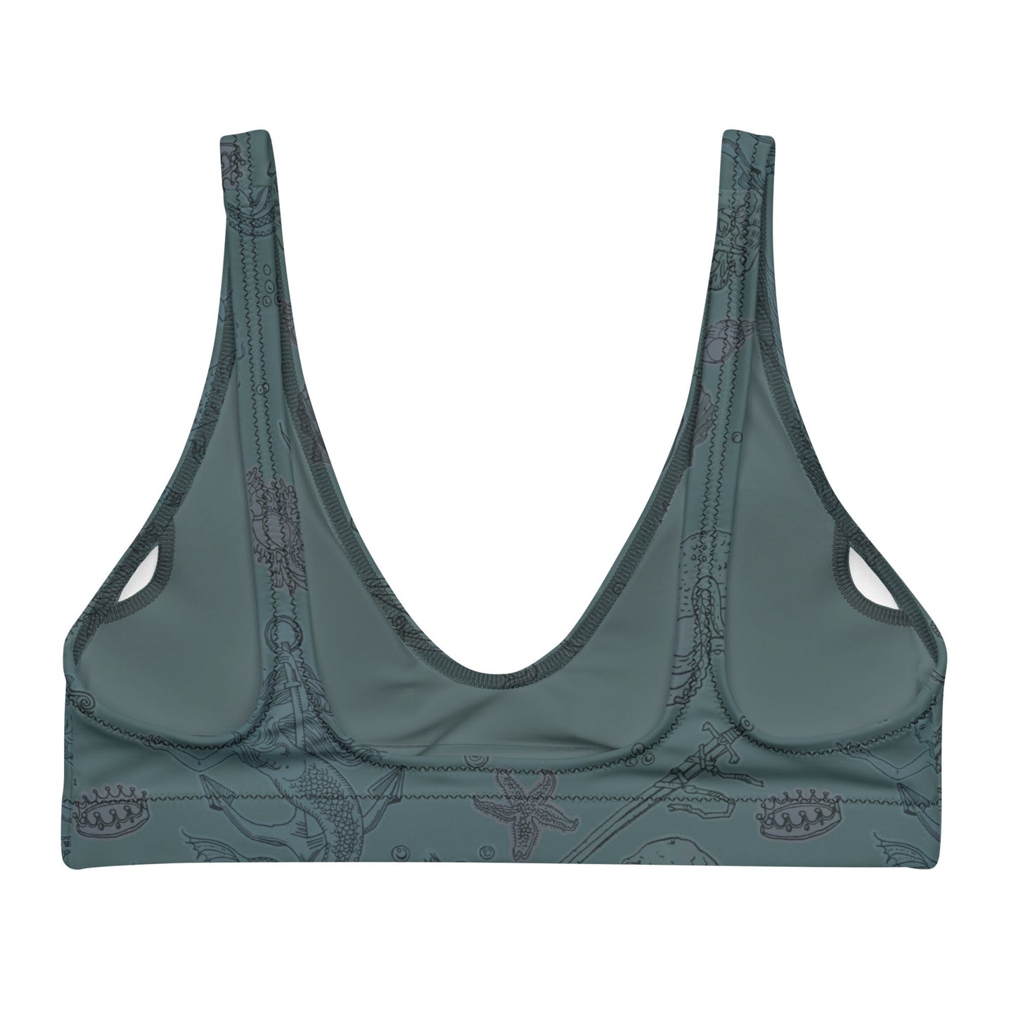 Dark Siren Padded Bikini Top - Starry Skies Austin