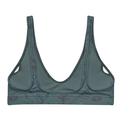 Dark Siren Padded Bikini Top - Starry Skies Austin