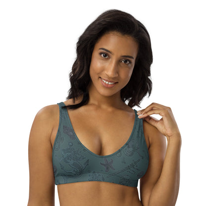 Dark Siren Padded Bikini Top - Starry Skies Austin