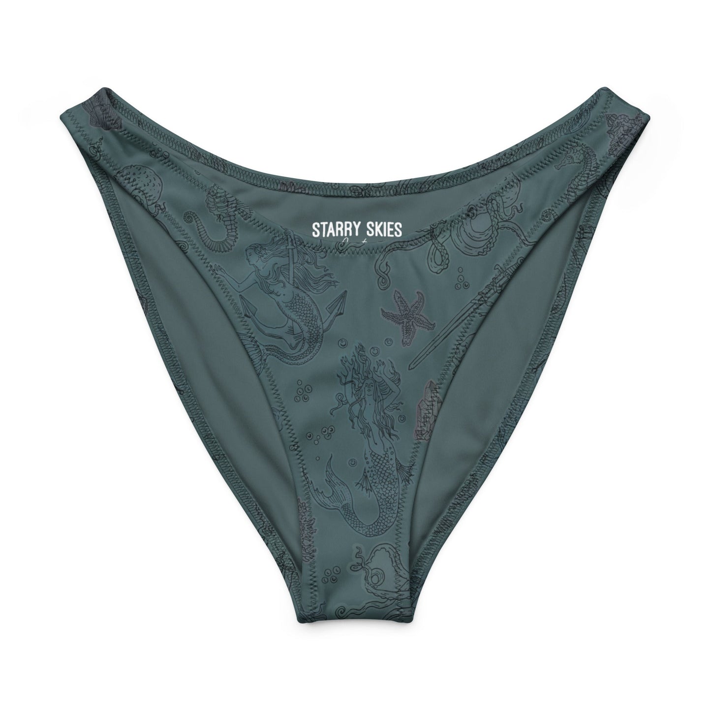 Dark Siren V - Cut Bikini Bottom - Starry Skies Austin