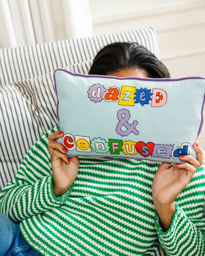 Dazed & Confused Needlepoint Pillow - Starry Skies Austin