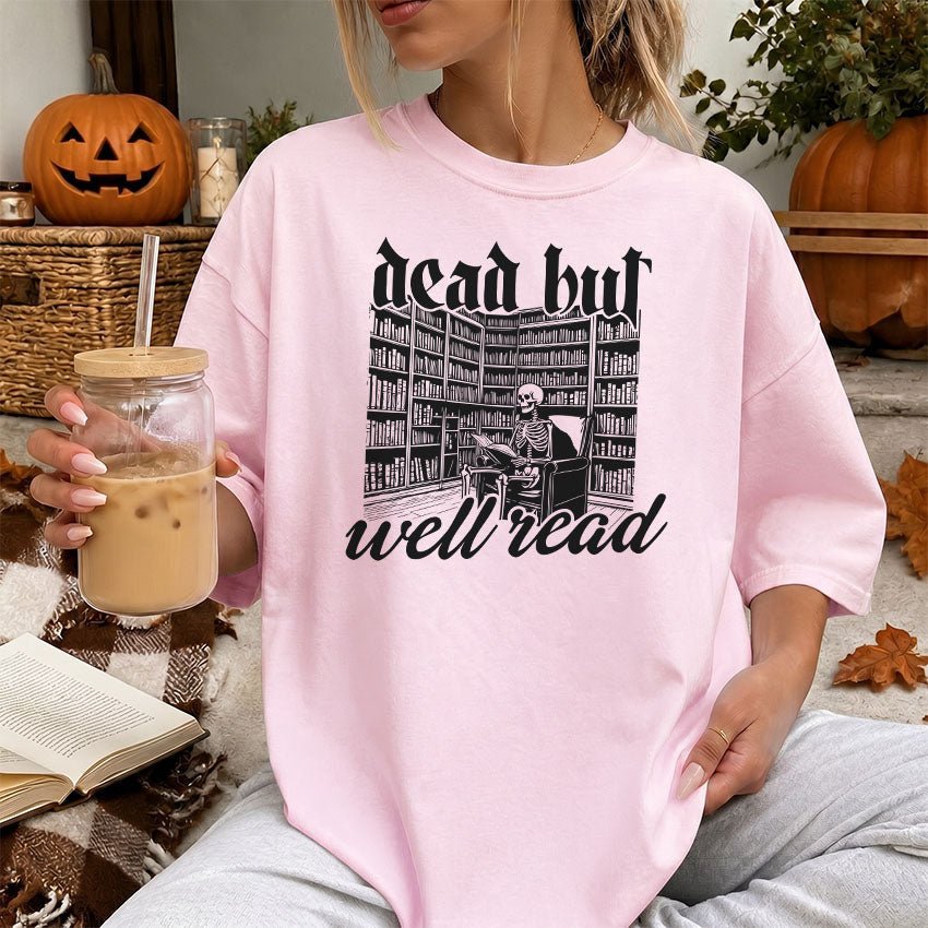 Dead But Well Read Heavyweight Comfort Colors Shirt - Starry Skies Austin