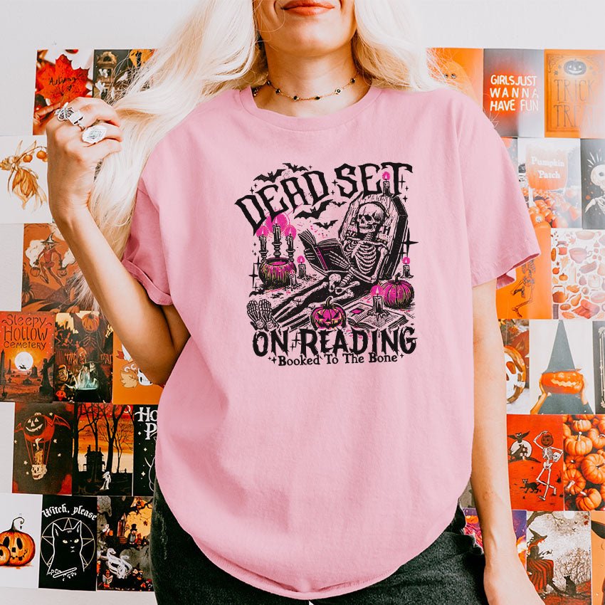Dead Set on Reading Gildan Softstyle Shirt - Starry Skies Austin