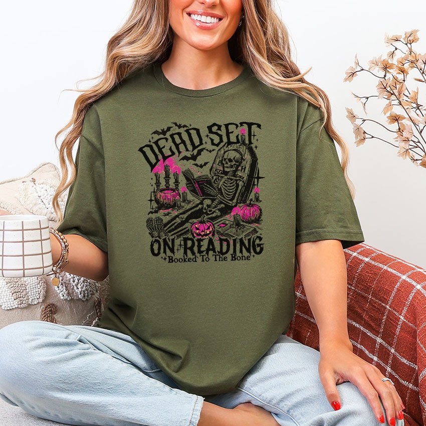 Dead Set on Reading Gildan Softstyle Shirt - Starry Skies Austin